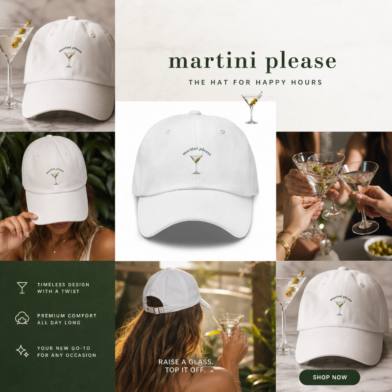 Martini Hat🍸